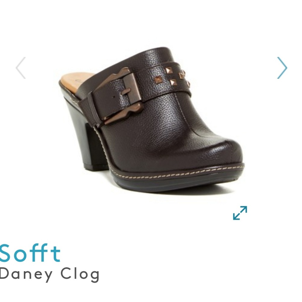 Sofft Brand Daney Clog in Mahogany